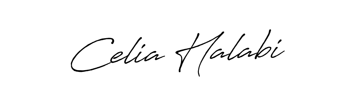 Antro_Vectra_Bolder is a professional signature style that is perfect for those who want to add a touch of class to their signature. It is also a great choice for those who want to make their signature more unique. Get Celia Halabi name to fancy signature for free. Celia Halabi signature style 7 images and pictures png