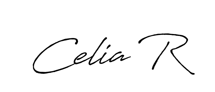 if you are searching for the best signature style for your name Celia R. so please give up your signature search. here we have designed multiple signature styles  using Antro_Vectra_Bolder. Celia R signature style 7 images and pictures png
