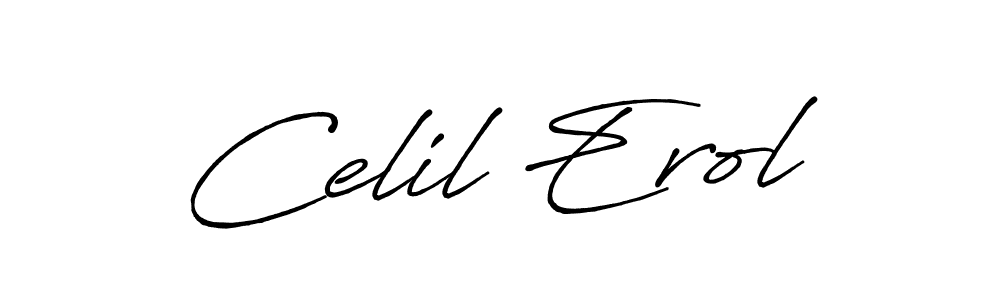 Antro_Vectra_Bolder is a professional signature style that is perfect for those who want to add a touch of class to their signature. It is also a great choice for those who want to make their signature more unique. Get Celil Erol name to fancy signature for free. Celil Erol signature style 7 images and pictures png