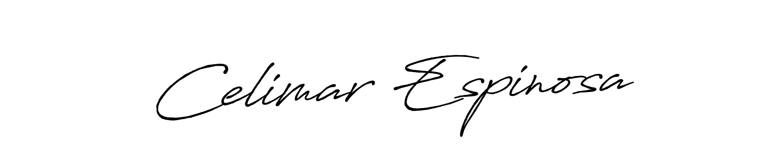 Use a signature maker to create a handwritten signature online. With this signature software, you can design (Antro_Vectra_Bolder) your own signature for name Celimar Espinosa. Celimar Espinosa signature style 7 images and pictures png