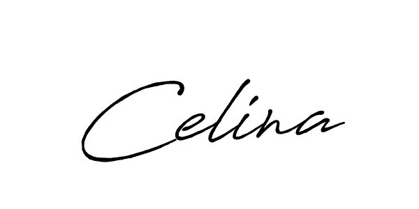 Use a signature maker to create a handwritten signature online. With this signature software, you can design (Antro_Vectra_Bolder) your own signature for name Celina. Celina signature style 7 images and pictures png