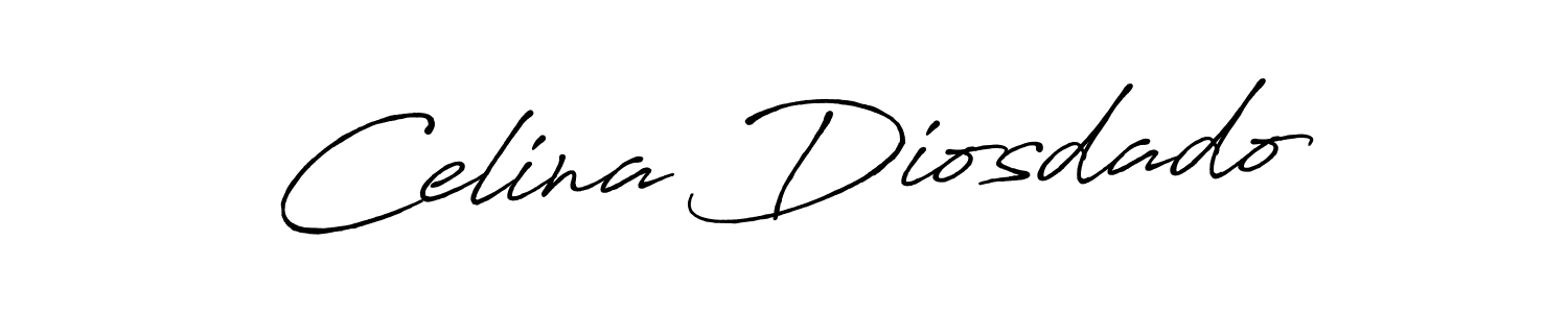 Design your own signature with our free online signature maker. With this signature software, you can create a handwritten (Antro_Vectra_Bolder) signature for name Celina Diosdado. Celina Diosdado signature style 7 images and pictures png