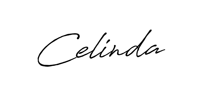 Use a signature maker to create a handwritten signature online. With this signature software, you can design (Antro_Vectra_Bolder) your own signature for name Celinda. Celinda signature style 7 images and pictures png