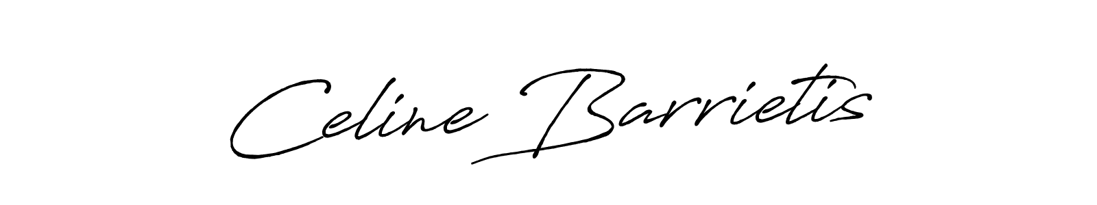 Design your own signature with our free online signature maker. With this signature software, you can create a handwritten (Antro_Vectra_Bolder) signature for name Celine Barrietis. Celine Barrietis signature style 7 images and pictures png