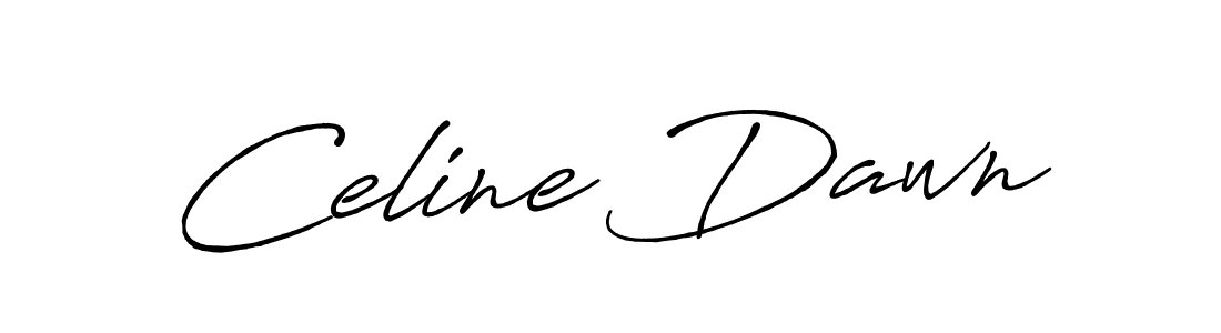 Make a beautiful signature design for name Celine Dawn. Use this online signature maker to create a handwritten signature for free. Celine Dawn signature style 7 images and pictures png