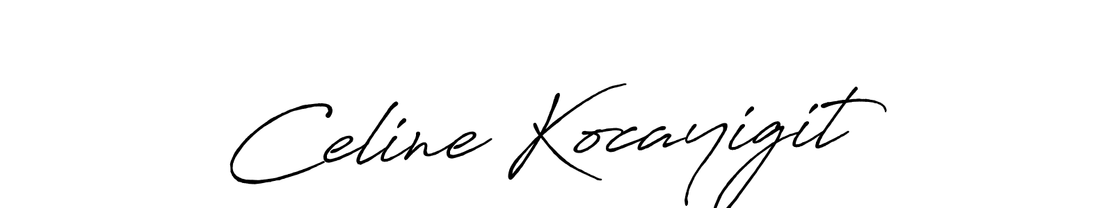 You should practise on your own different ways (Antro_Vectra_Bolder) to write your name (Celine Kocayigit) in signature. don't let someone else do it for you. Celine Kocayigit signature style 7 images and pictures png