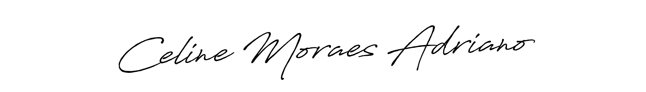 The best way (Antro_Vectra_Bolder) to make a short signature is to pick only two or three words in your name. The name Celine Moraes Adriano include a total of six letters. For converting this name. Celine Moraes Adriano signature style 7 images and pictures png