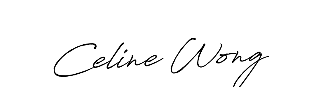 It looks lik you need a new signature style for name Celine Wong. Design unique handwritten (Antro_Vectra_Bolder) signature with our free signature maker in just a few clicks. Celine Wong signature style 7 images and pictures png