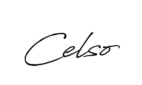 Create a beautiful signature design for name Celso. With this signature (Antro_Vectra_Bolder) fonts, you can make a handwritten signature for free. Celso signature style 7 images and pictures png