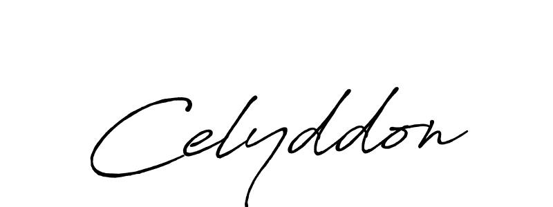 Design your own signature with our free online signature maker. With this signature software, you can create a handwritten (Antro_Vectra_Bolder) signature for name Celyddon. Celyddon signature style 7 images and pictures png