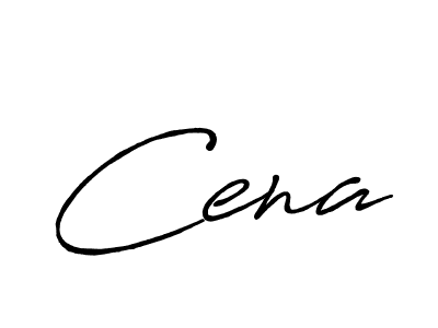 Cena stylish signature style. Best Handwritten Sign (Antro_Vectra_Bolder) for my name. Handwritten Signature Collection Ideas for my name Cena. Cena signature style 7 images and pictures png