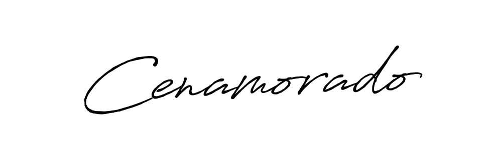 Create a beautiful signature design for name Cenamorado. With this signature (Antro_Vectra_Bolder) fonts, you can make a handwritten signature for free. Cenamorado signature style 7 images and pictures png