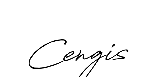 How to make Cengis name signature. Use Antro_Vectra_Bolder style for creating short signs online. This is the latest handwritten sign. Cengis signature style 7 images and pictures png