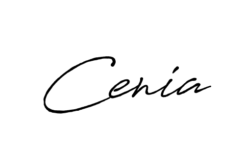 Also we have Cenia name is the best signature style. Create professional handwritten signature collection using Antro_Vectra_Bolder autograph style. Cenia signature style 7 images and pictures png