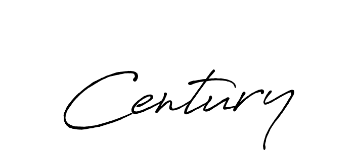 Use a signature maker to create a handwritten signature online. With this signature software, you can design (Antro_Vectra_Bolder) your own signature for name Century. Century signature style 7 images and pictures png