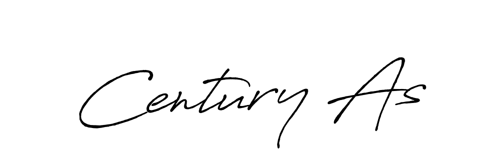 Also we have Century As name is the best signature style. Create professional handwritten signature collection using Antro_Vectra_Bolder autograph style. Century As signature style 7 images and pictures png