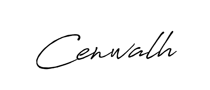 Design your own signature with our free online signature maker. With this signature software, you can create a handwritten (Antro_Vectra_Bolder) signature for name Cenwalh. Cenwalh signature style 7 images and pictures png