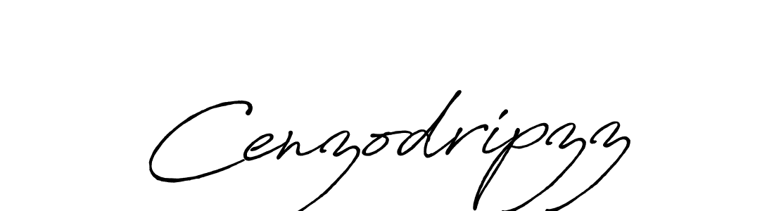 Also we have Cenzodripzz name is the best signature style. Create professional handwritten signature collection using Antro_Vectra_Bolder autograph style. Cenzodripzz signature style 7 images and pictures png