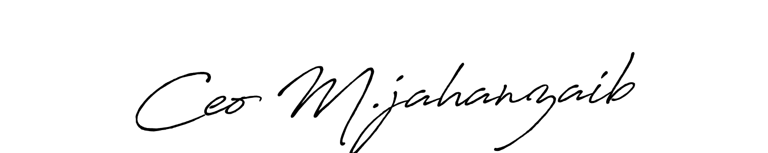 How to make Ceo M.jahanzaib signature? Antro_Vectra_Bolder is a professional autograph style. Create handwritten signature for Ceo M.jahanzaib name. Ceo M.jahanzaib signature style 7 images and pictures png