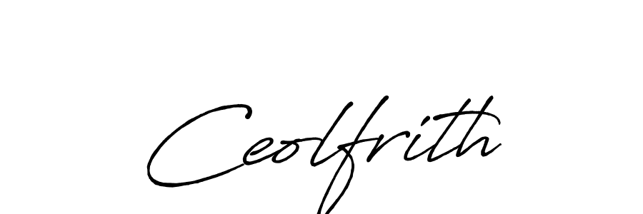 Make a beautiful signature design for name Ceolfrith. With this signature (Antro_Vectra_Bolder) style, you can create a handwritten signature for free. Ceolfrith signature style 7 images and pictures png