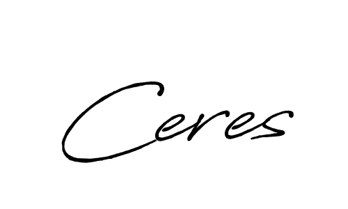 How to make Ceres signature? Antro_Vectra_Bolder is a professional autograph style. Create handwritten signature for Ceres name. Ceres signature style 7 images and pictures png