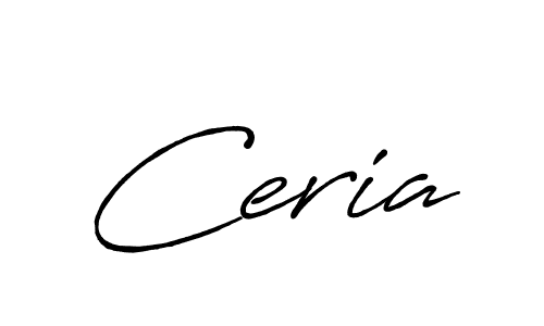 How to make Ceria signature? Antro_Vectra_Bolder is a professional autograph style. Create handwritten signature for Ceria name. Ceria signature style 7 images and pictures png