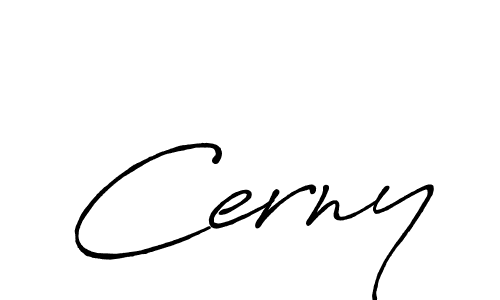 How to make Cerny name signature. Use Antro_Vectra_Bolder style for creating short signs online. This is the latest handwritten sign. Cerny signature style 7 images and pictures png