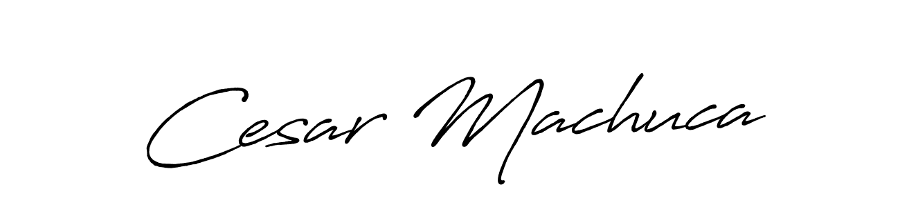 The best way (Antro_Vectra_Bolder) to make a short signature is to pick only two or three words in your name. The name Cesar Machuca include a total of six letters. For converting this name. Cesar Machuca signature style 7 images and pictures png