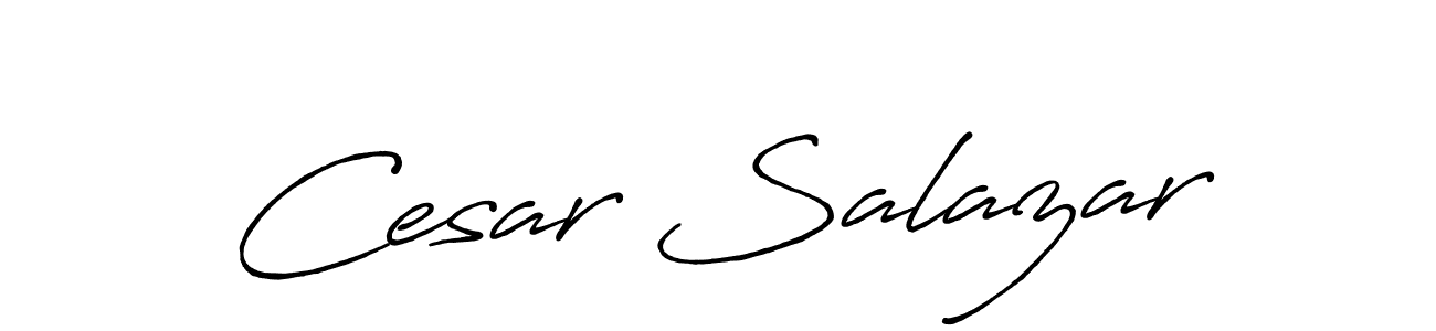 Similarly Antro_Vectra_Bolder is the best handwritten signature design. Signature creator online .You can use it as an online autograph creator for name Cesar Salazar. Cesar Salazar signature style 7 images and pictures png