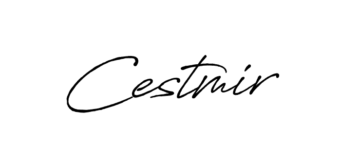 The best way (Antro_Vectra_Bolder) to make a short signature is to pick only two or three words in your name. The name Cestmir include a total of six letters. For converting this name. Cestmir signature style 7 images and pictures png