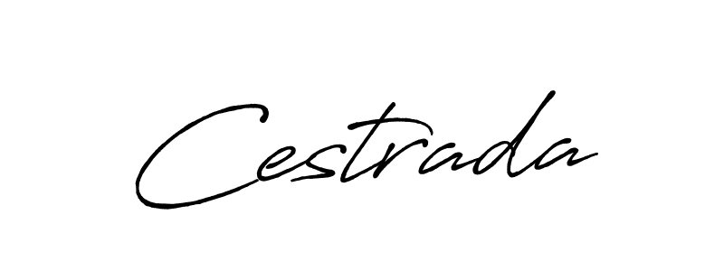 The best way (Antro_Vectra_Bolder) to make a short signature is to pick only two or three words in your name. The name Cestrada include a total of six letters. For converting this name. Cestrada signature style 7 images and pictures png