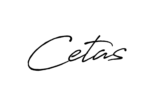 Use a signature maker to create a handwritten signature online. With this signature software, you can design (Antro_Vectra_Bolder) your own signature for name Cetas. Cetas signature style 7 images and pictures png