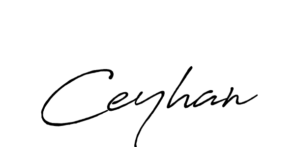 Create a beautiful signature design for name Ceyhan. With this signature (Antro_Vectra_Bolder) fonts, you can make a handwritten signature for free. Ceyhan signature style 7 images and pictures png