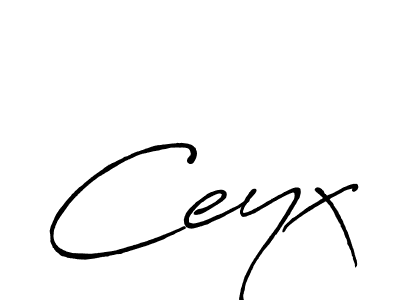 How to make Ceyx name signature. Use Antro_Vectra_Bolder style for creating short signs online. This is the latest handwritten sign. Ceyx signature style 7 images and pictures png