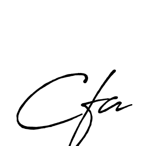 Design your own signature with our free online signature maker. With this signature software, you can create a handwritten (Antro_Vectra_Bolder) signature for name Cfa. Cfa signature style 7 images and pictures png