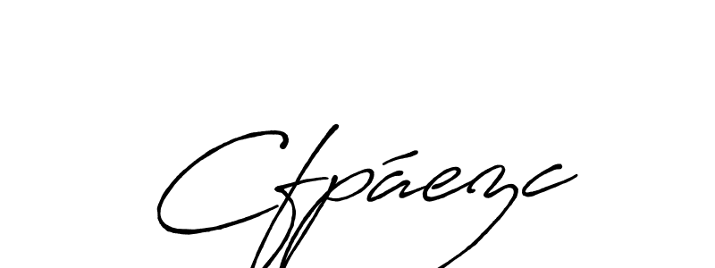 How to make Cfpáezc signature? Antro_Vectra_Bolder is a professional autograph style. Create handwritten signature for Cfpáezc name. Cfpáezc signature style 7 images and pictures png