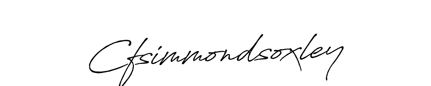 Cfsimmondsoxley stylish signature style. Best Handwritten Sign (Antro_Vectra_Bolder) for my name. Handwritten Signature Collection Ideas for my name Cfsimmondsoxley. Cfsimmondsoxley signature style 7 images and pictures png