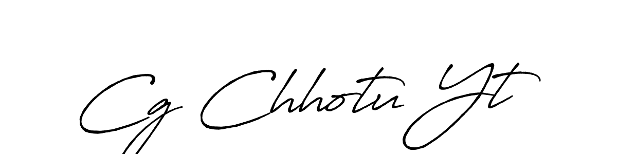 Also You can easily find your signature by using the search form. We will create Cg Chhotu Yt name handwritten signature images for you free of cost using Antro_Vectra_Bolder sign style. Cg Chhotu Yt signature style 7 images and pictures png