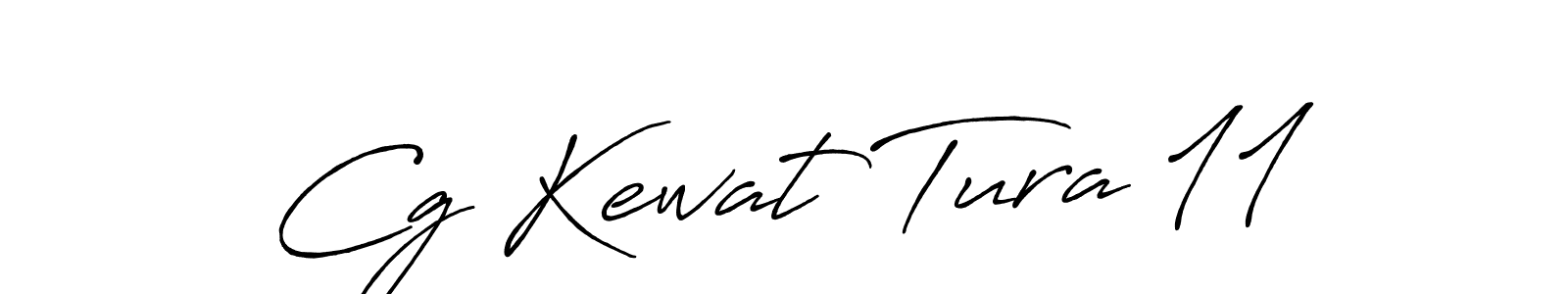 Make a beautiful signature design for name Cg Kewat Tura 11. With this signature (Antro_Vectra_Bolder) style, you can create a handwritten signature for free. Cg Kewat Tura 11 signature style 7 images and pictures png