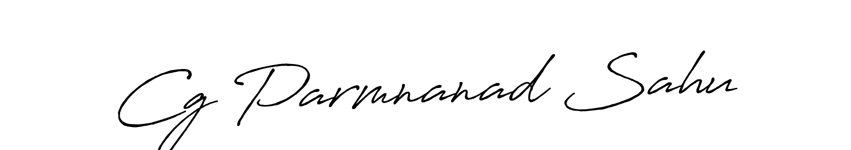 Make a beautiful signature design for name Cg Parmnanad Sahu. Use this online signature maker to create a handwritten signature for free. Cg Parmnanad Sahu signature style 7 images and pictures png