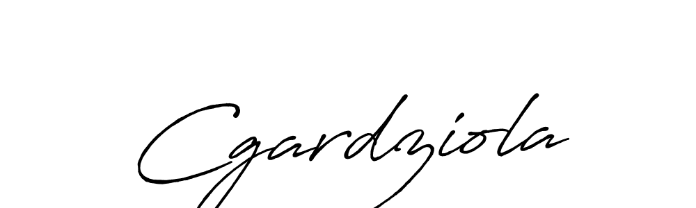 Make a beautiful signature design for name Cgardziola. With this signature (Antro_Vectra_Bolder) style, you can create a handwritten signature for free. Cgardziola signature style 7 images and pictures png