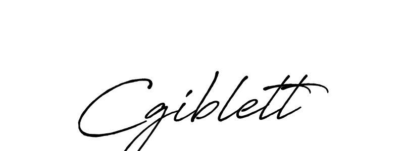 Create a beautiful signature design for name Cgiblett. With this signature (Antro_Vectra_Bolder) fonts, you can make a handwritten signature for free. Cgiblett signature style 7 images and pictures png