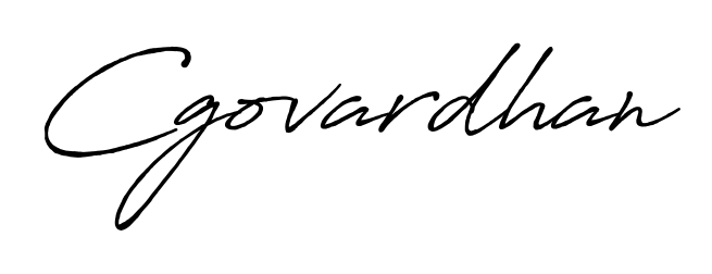 Discover how Cgovardhan looks in an executive cursive font (Antro_Vectra_Bolder). Perfect for legal documents, invoices, and certificates. Cgovardhan signature style 7 images and pictures png