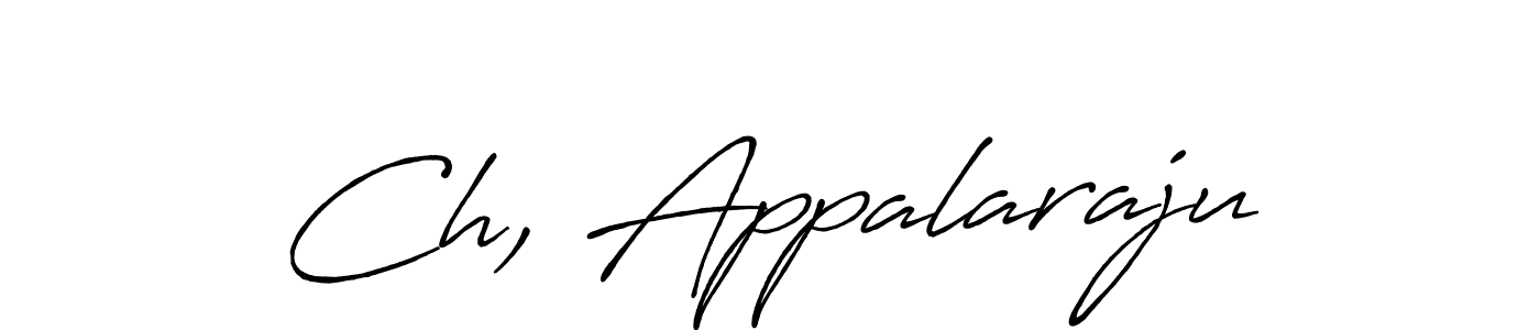 Ch, Appalaraju stylish signature style. Best Handwritten Sign (Antro_Vectra_Bolder) for my name. Handwritten Signature Collection Ideas for my name Ch, Appalaraju. Ch, Appalaraju signature style 7 images and pictures png