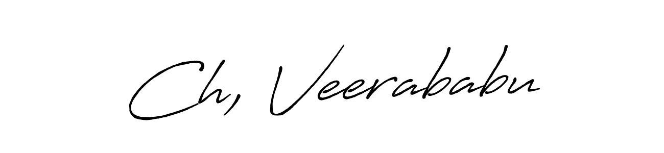 This is the best signature style for the Ch, Veerababu name. Also you like these signature font (Antro_Vectra_Bolder). Mix name signature. Ch, Veerababu signature style 7 images and pictures png