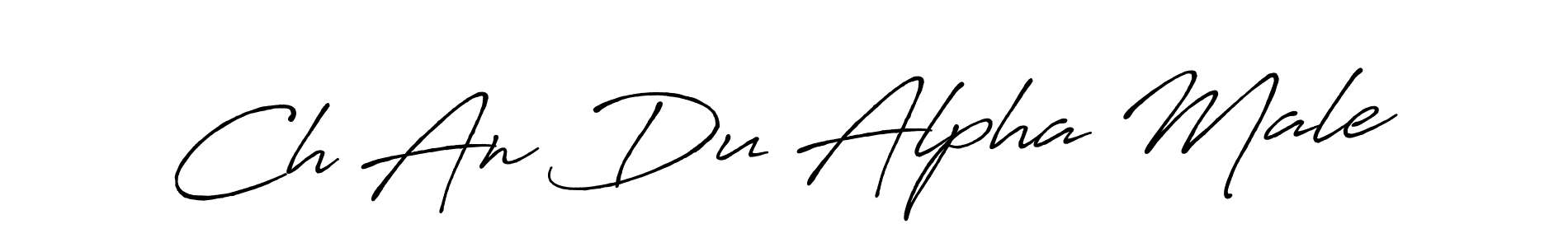 Make a beautiful signature design for name Ch An Du Alpha Male. Use this online signature maker to create a handwritten signature for free. Ch An Du Alpha Male signature style 7 images and pictures png