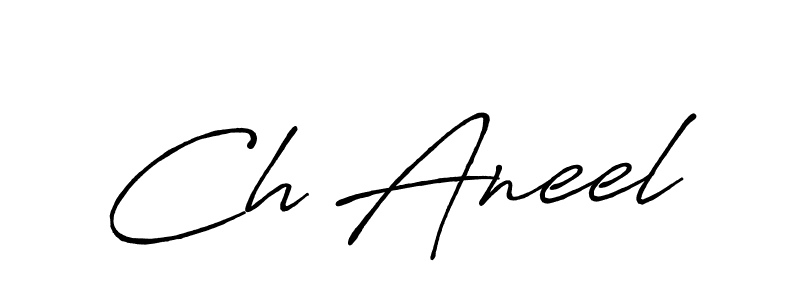 Create a beautiful signature design for name Ch Aneel. With this signature (Antro_Vectra_Bolder) fonts, you can make a handwritten signature for free. Ch Aneel signature style 7 images and pictures png