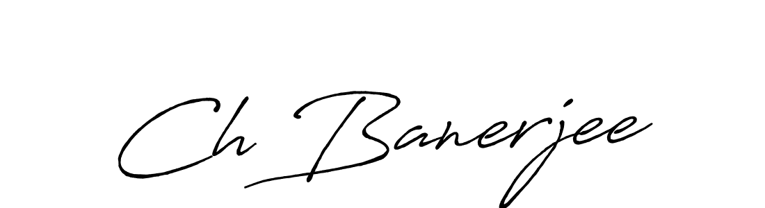 It looks lik you need a new signature style for name Ch Banerjee. Design unique handwritten (Antro_Vectra_Bolder) signature with our free signature maker in just a few clicks. Ch Banerjee signature style 7 images and pictures png