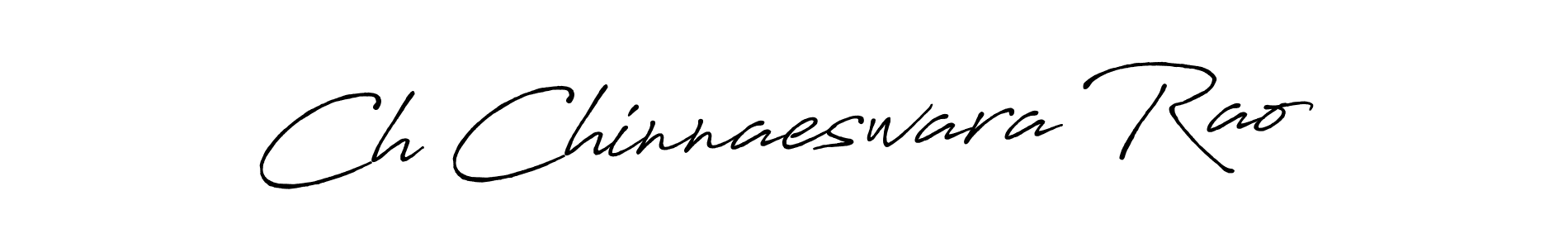 Design your own signature with our free online signature maker. With this signature software, you can create a handwritten (Antro_Vectra_Bolder) signature for name Ch Chinnaeswara Rao. Ch Chinnaeswara Rao signature style 7 images and pictures png