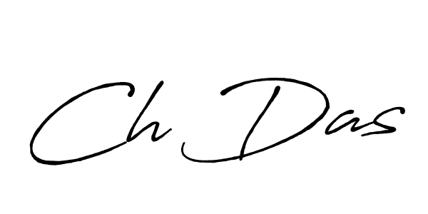 Make a beautiful signature design for name Ch Das. With this signature (Antro_Vectra_Bolder) style, you can create a handwritten signature for free. Ch Das signature style 7 images and pictures png